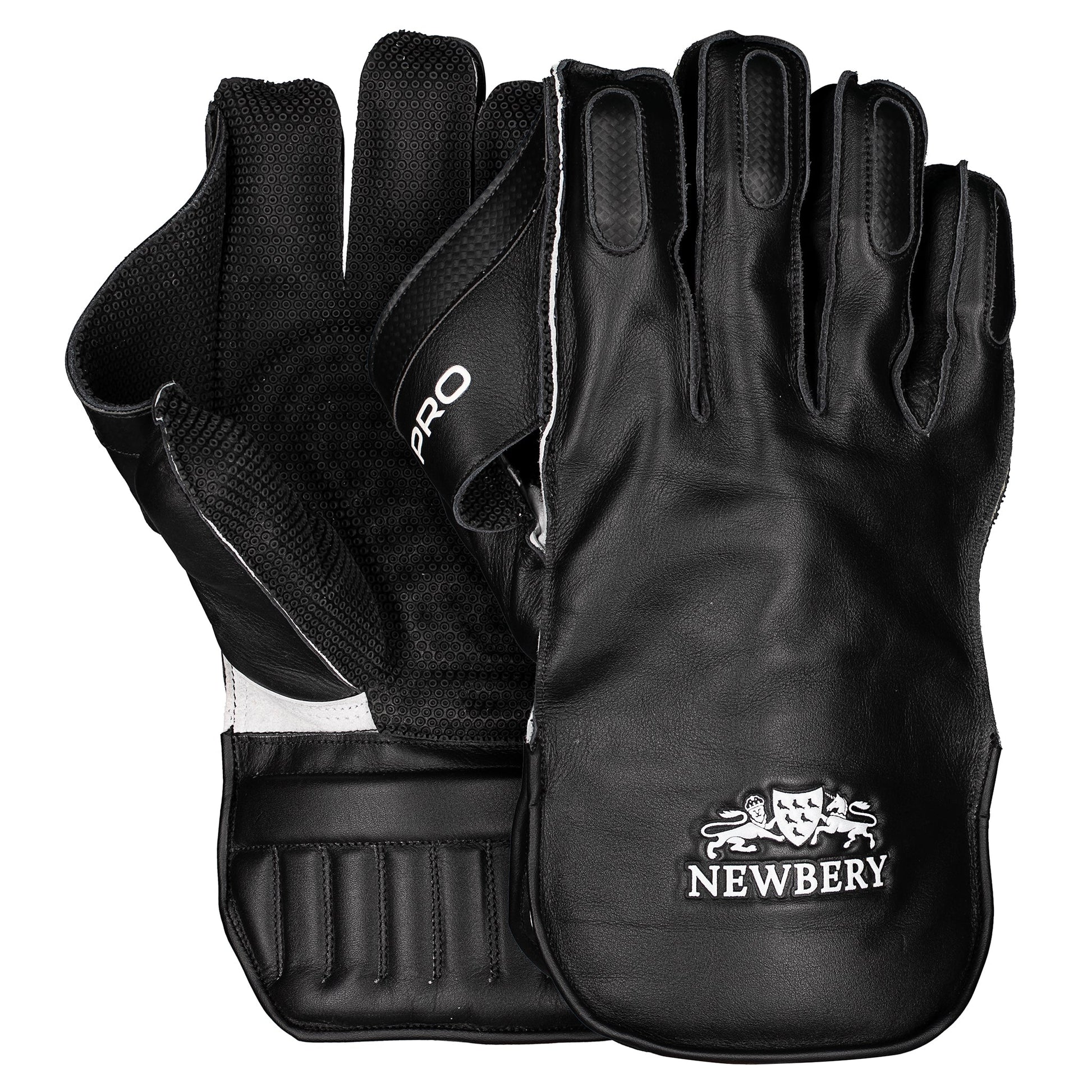 Pro Wicket-Keeping Gloves - Premium Black Performance Gear - roesports