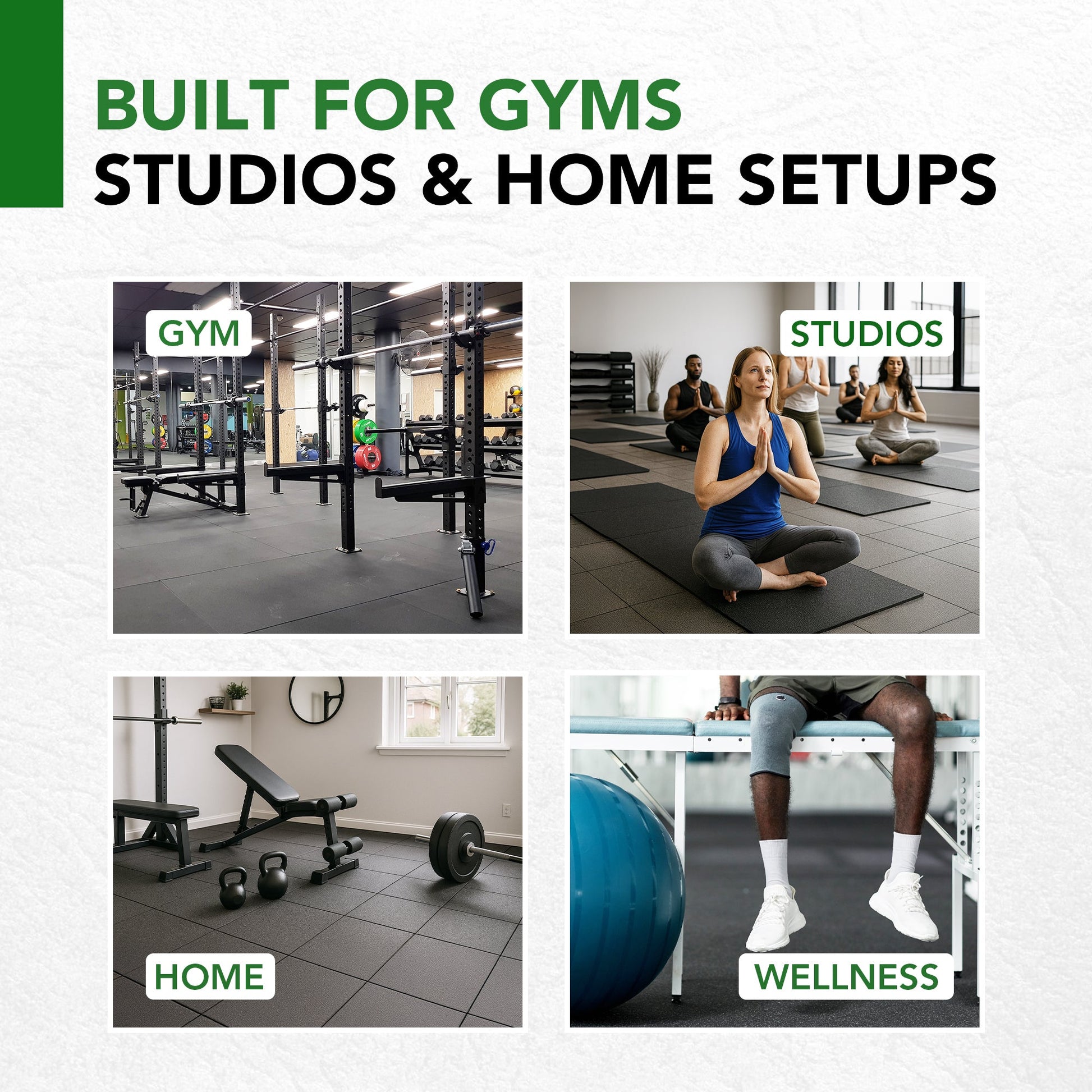 20mm Heavy-Duty Rubber Gym Flooring with Smooth Top – UK’s Best Rated - roesports