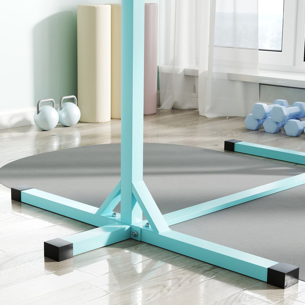 HOMCOM Adjustable Kids Gymnastics Bar Horizontal Training Steel - Roesports