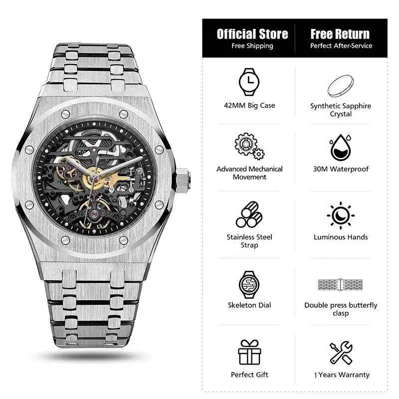 Automatic Mechanical Watch roesports