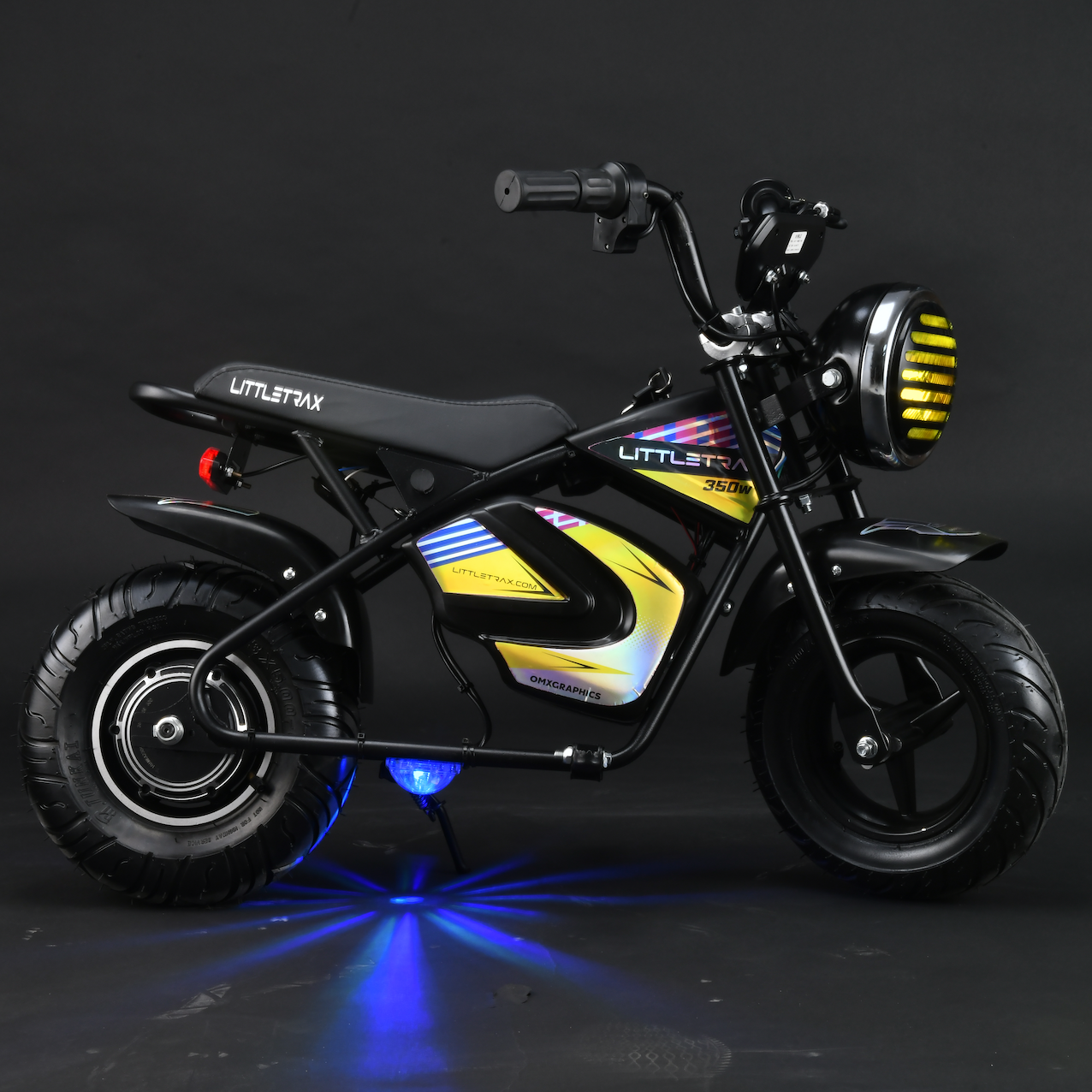 Littletrax 350W Kids Electric Bike for Ages 3 to 12 - Ride-On Motorbike - roesports