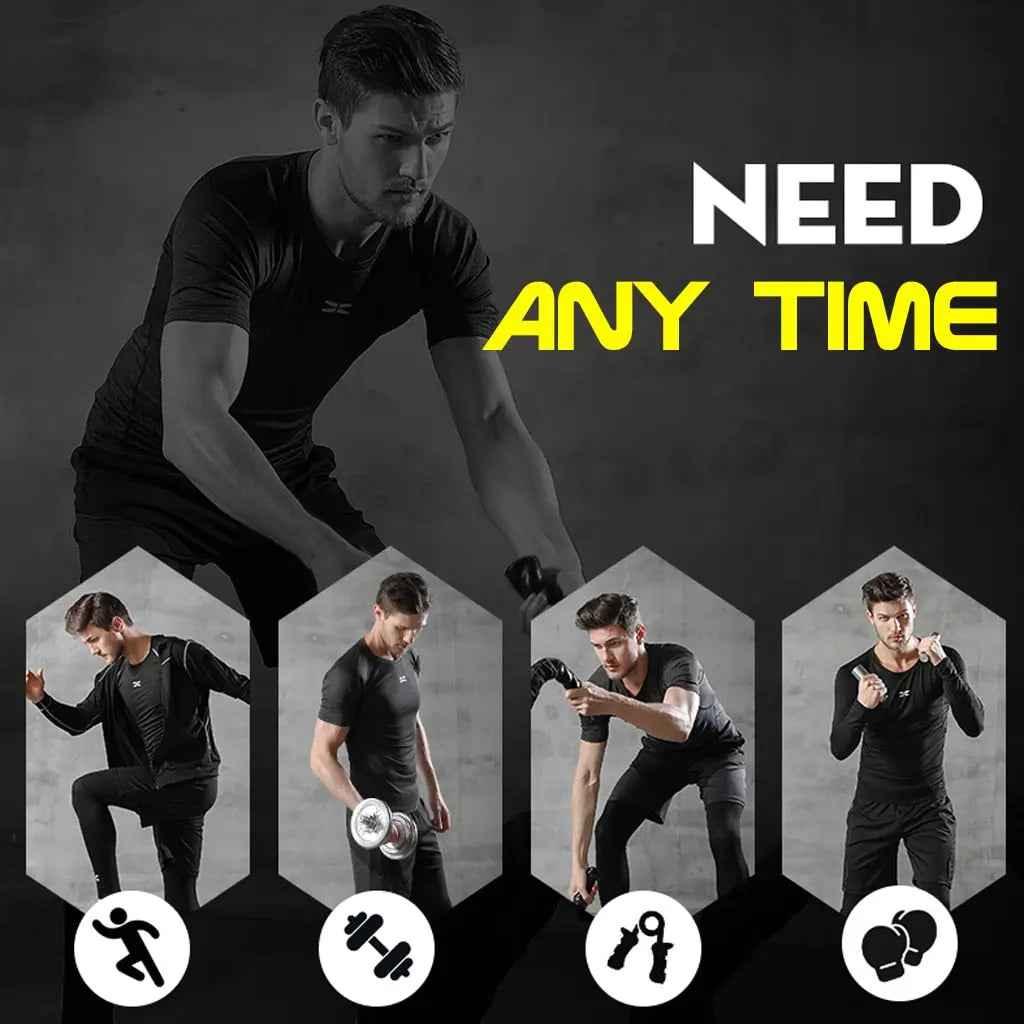 Men Gym Fitness Compression Suit for Running, Jogging, and Workout Sports Wear - roesports
