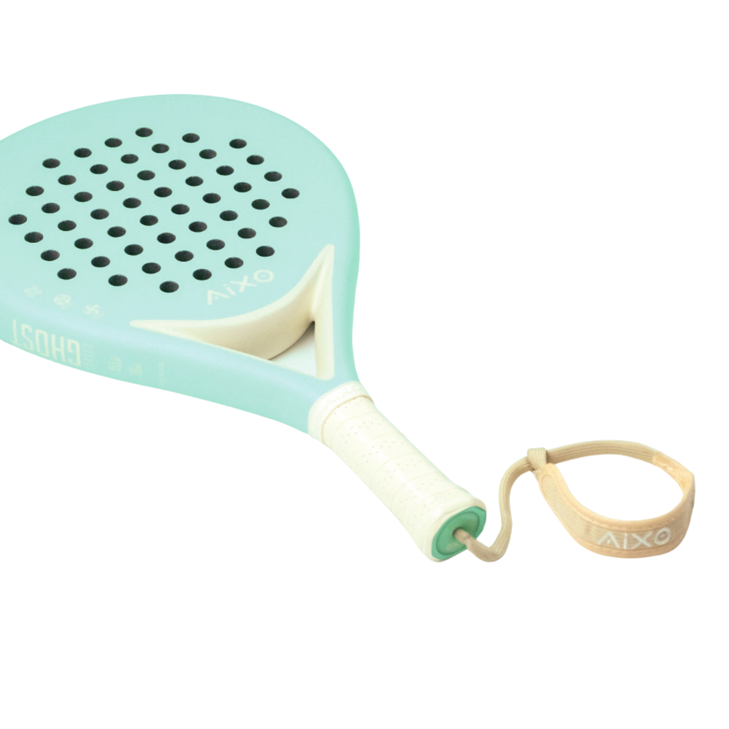 Aixo Pastel de Mint Ghost Padel Racket - Full Carbon - RL-B09 - Roesports