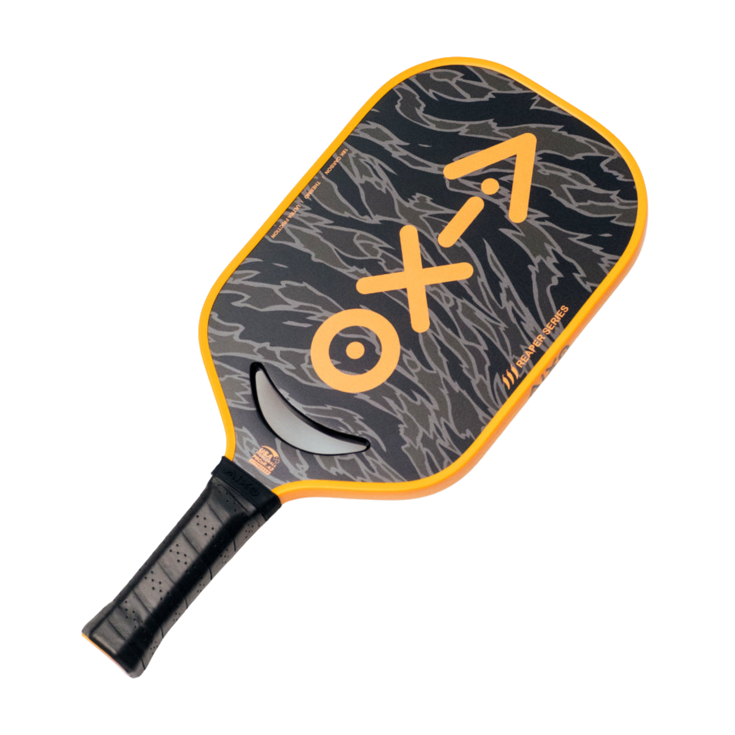 Aixo P14C Reaper Series Tiger King 18K Raw Carbon Pickleball Paddle - Roesports