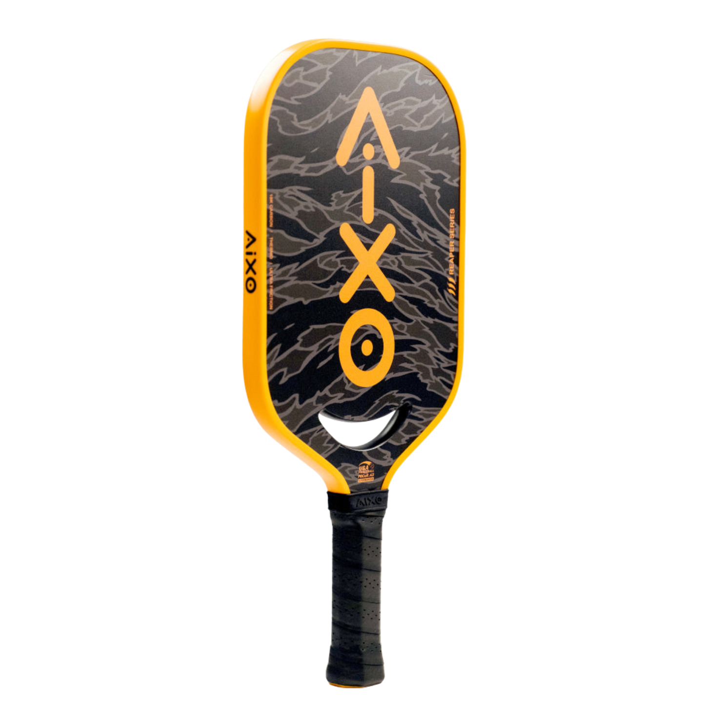 Aixo P14C Reaper Series Tiger King 18K Raw Carbon Pickleball Paddle - Roesports