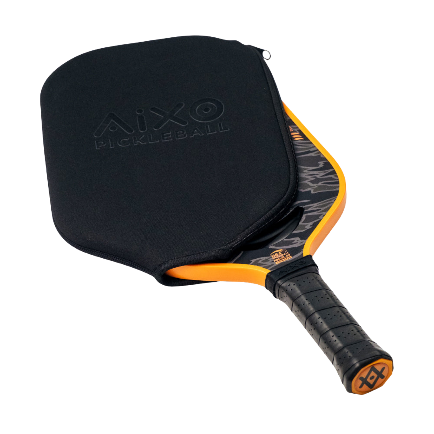 Aixo P14C Reaper Series Tiger King 18K Raw Carbon Pickleball Paddle - Roesports