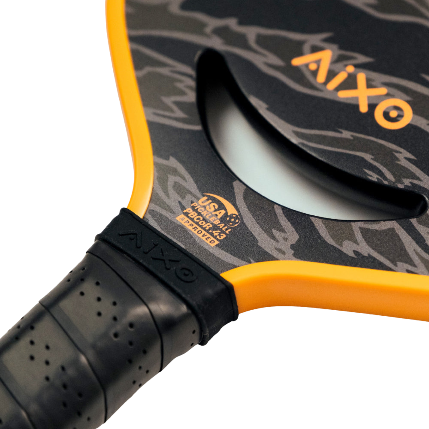 Aixo P14C Reaper Series Tiger King 18K Raw Carbon Pickleball Paddle - Roesports