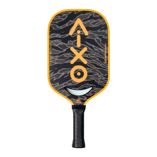 Aixo P14C Reaper Series Tiger King 18K Raw Carbon Pickleball Paddle - Roesports