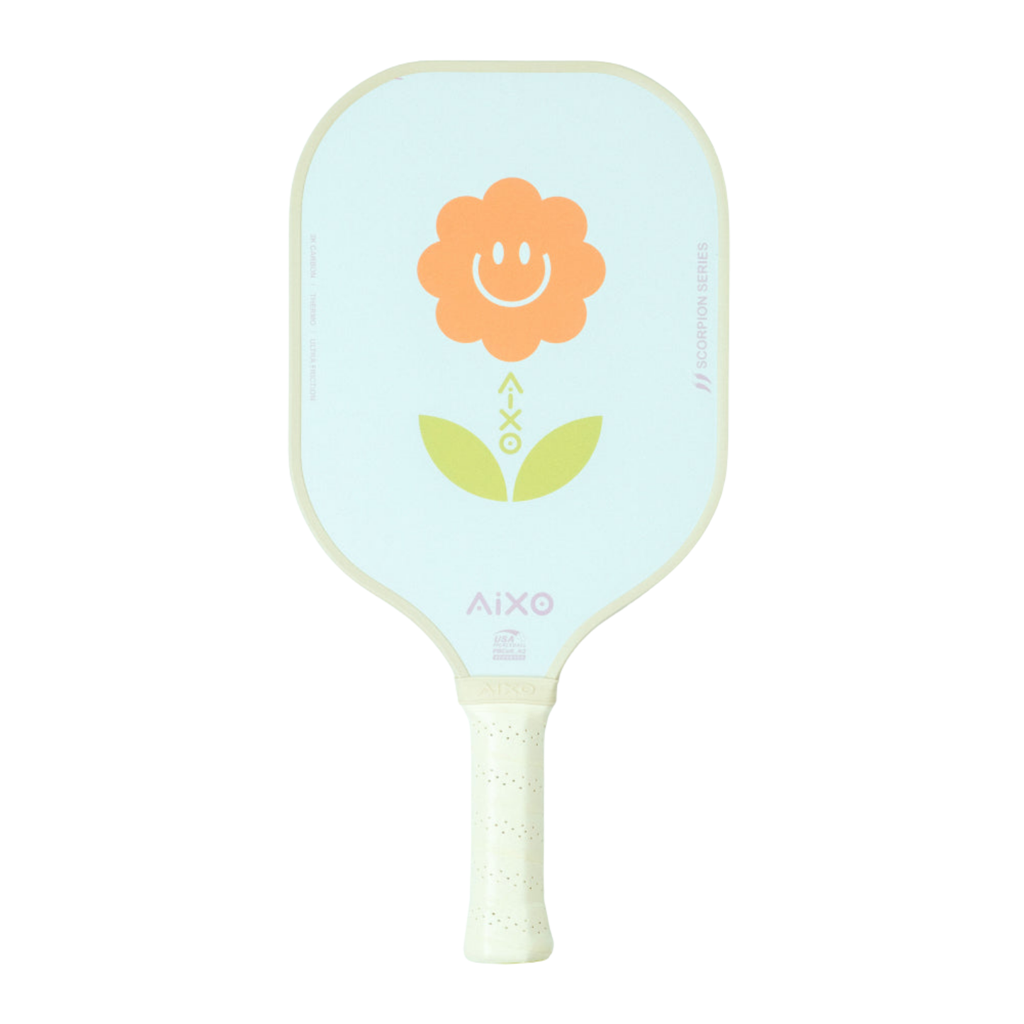 Aixo P11A Scorpion Series Supernature 3K Raw Carbon Pickleball Paddle - Roesports
