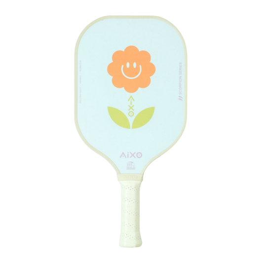Aixo P11A Scorpion Series Supernature 3K Raw Carbon Pickleball Paddle - Roesports