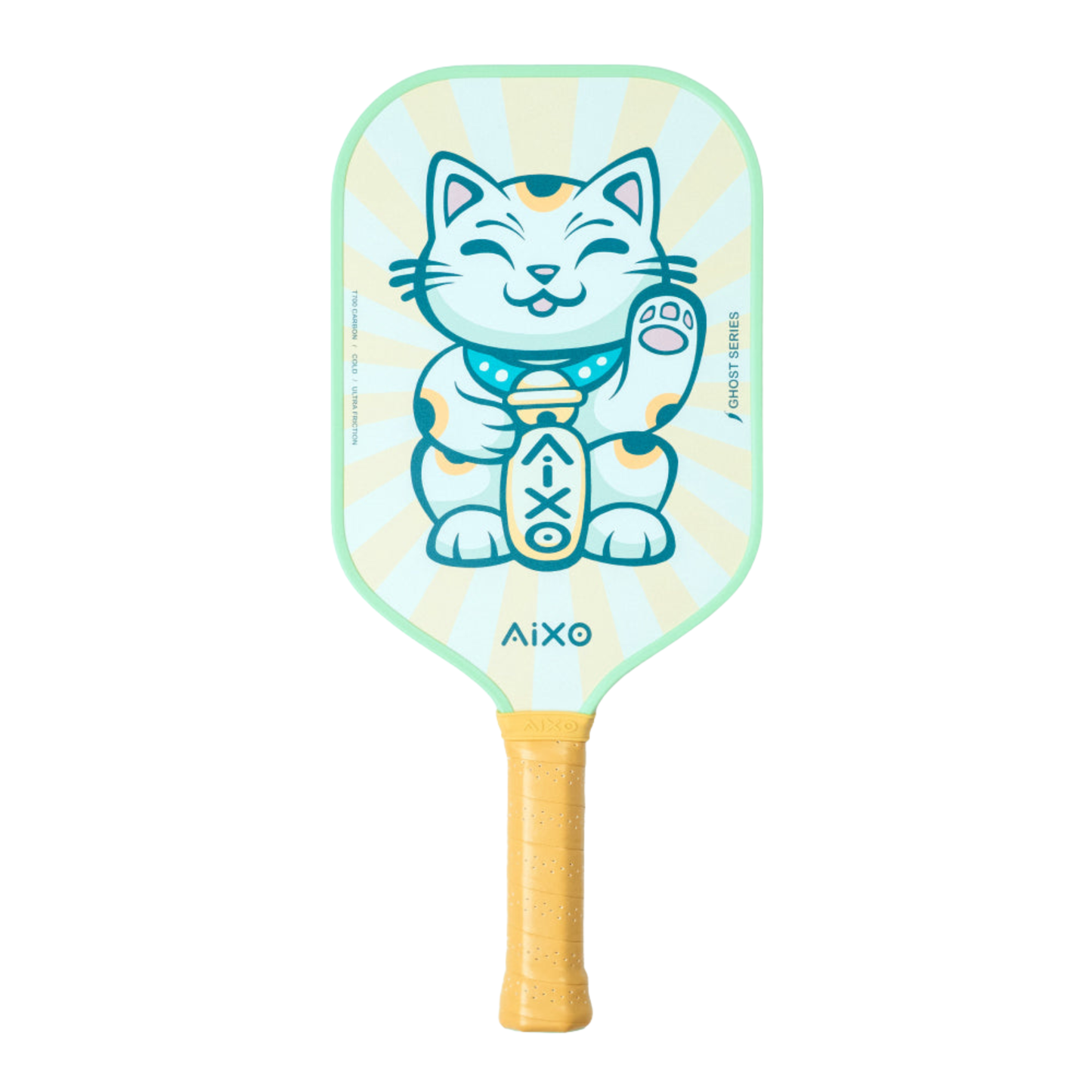 Aixo CP03 Ghost Series Lucky Cat T700 Carbon Pickleball Paddle - Roesports