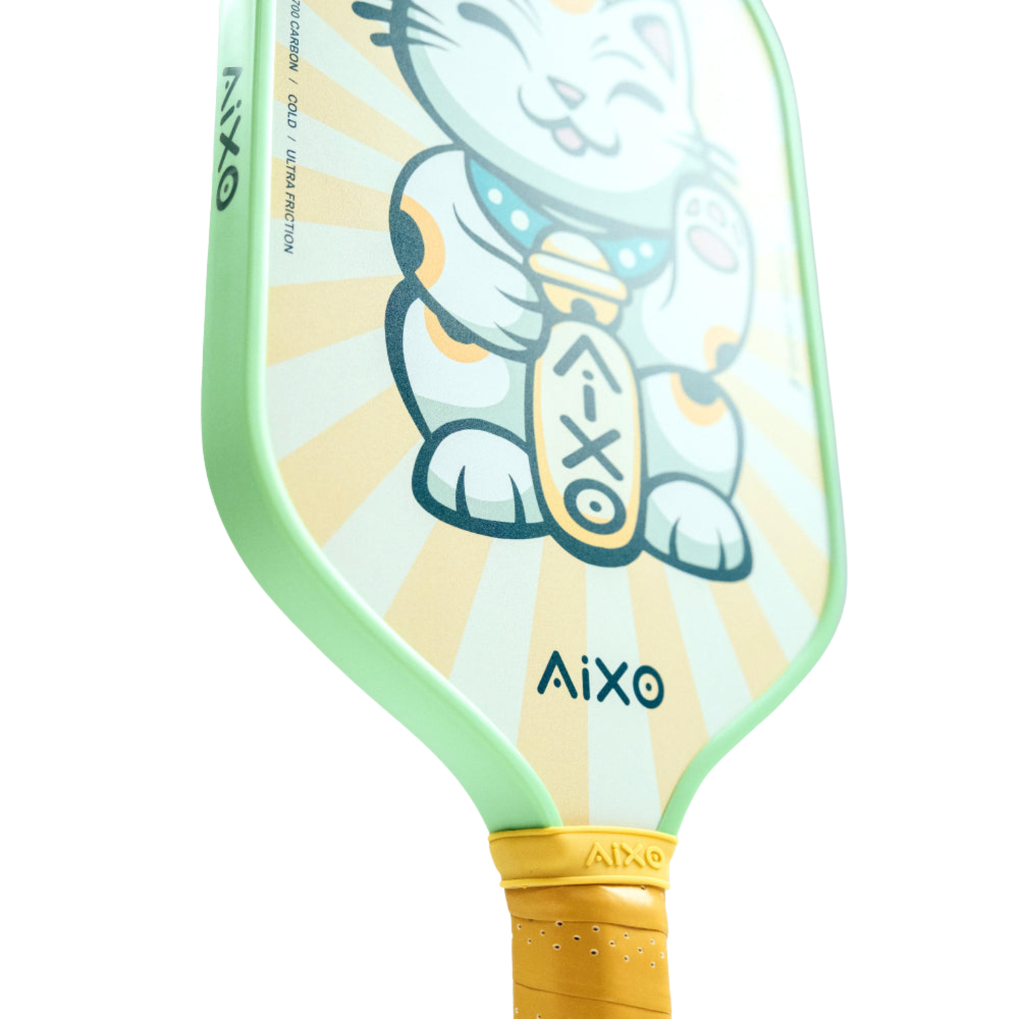 Aixo CP03 Ghost Series Lucky Cat T700 Carbon Pickleball Paddle - Roesports