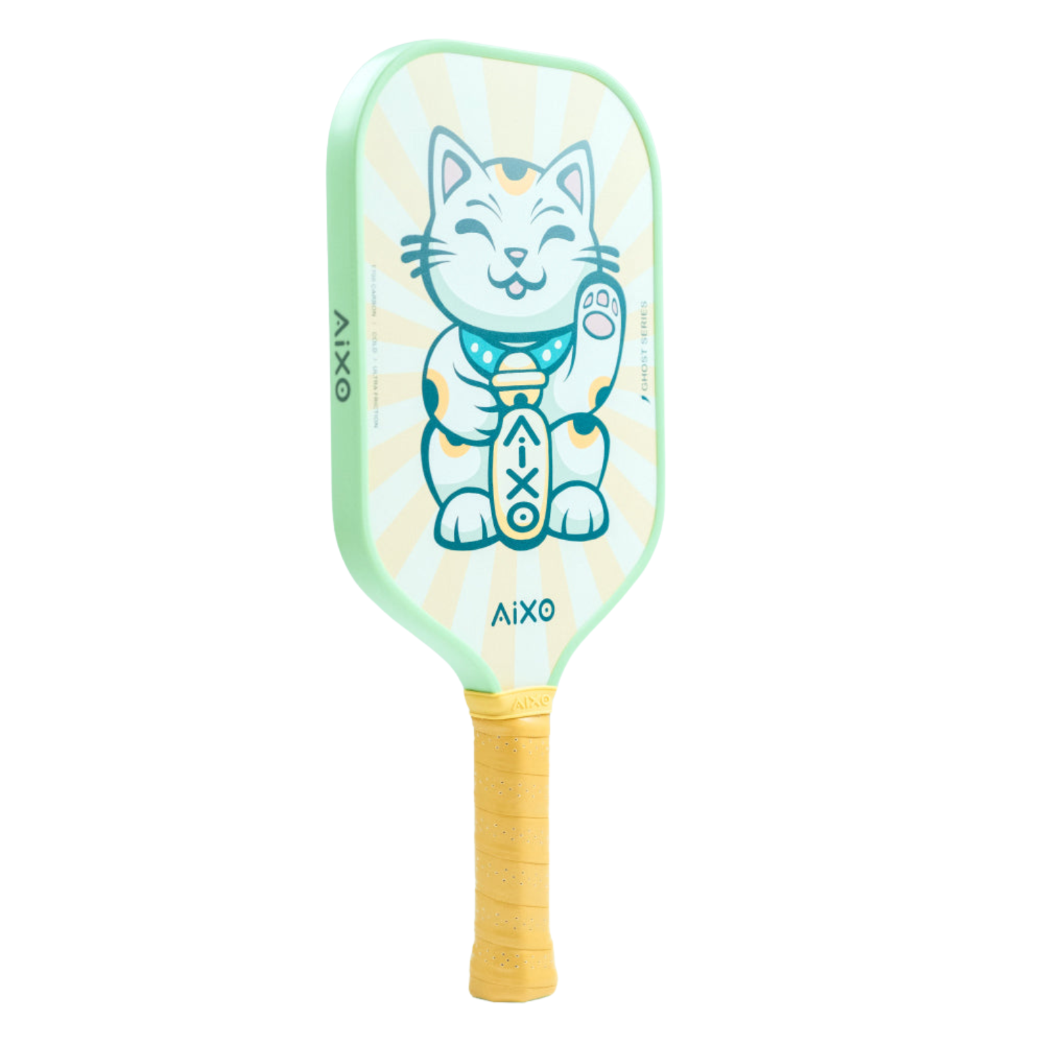 Aixo CP03 Ghost Series Lucky Cat T700 Carbon Pickleball Paddle - Roesports