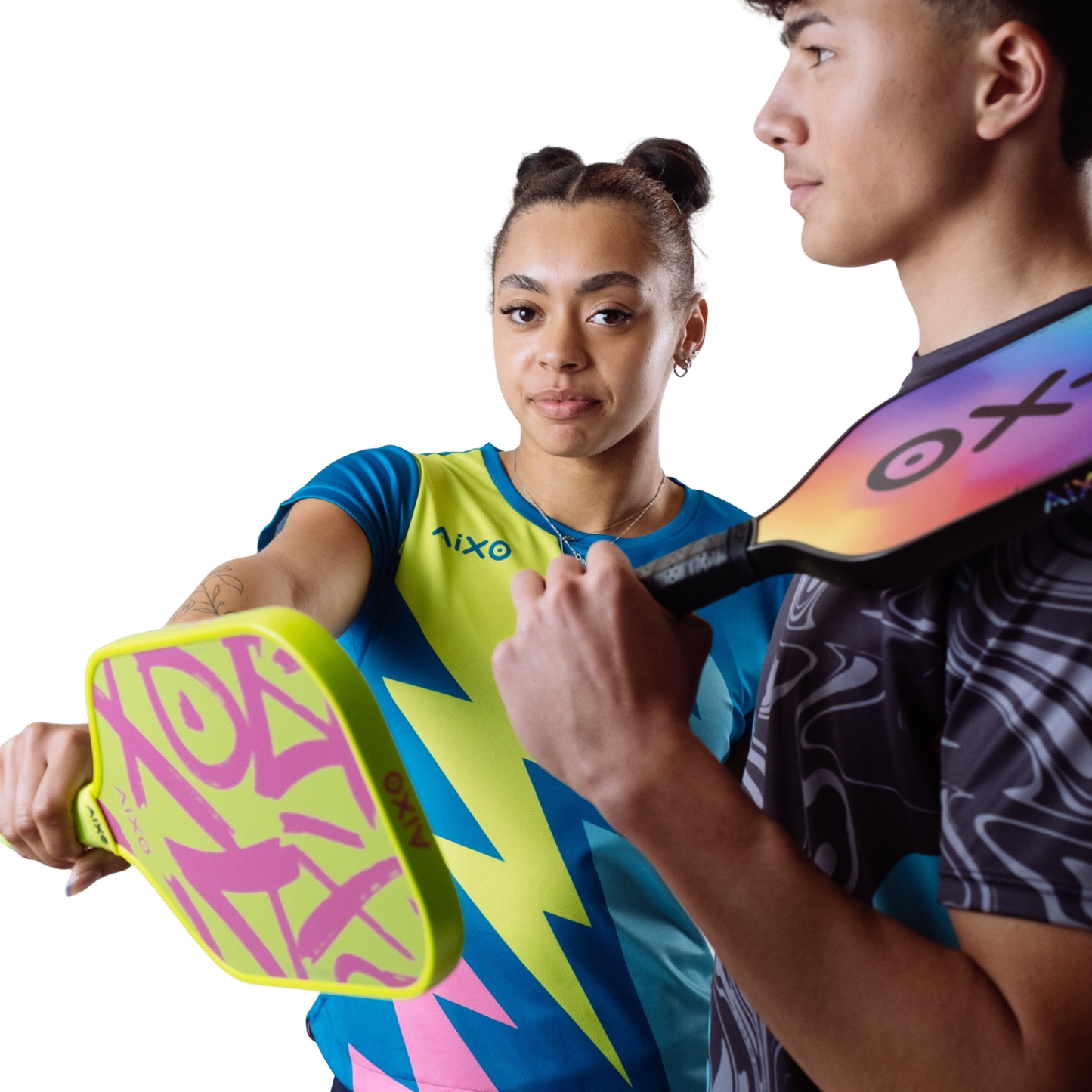 Aixo CP03 Ghost Series Prism Break T700 Carbon Pickleball Paddle - Roesports