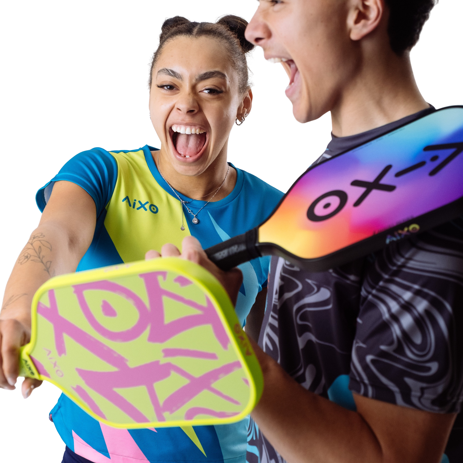 Aixo CP03 Ghost Series Prism Break T700 Carbon Pickleball Paddle - Roesports