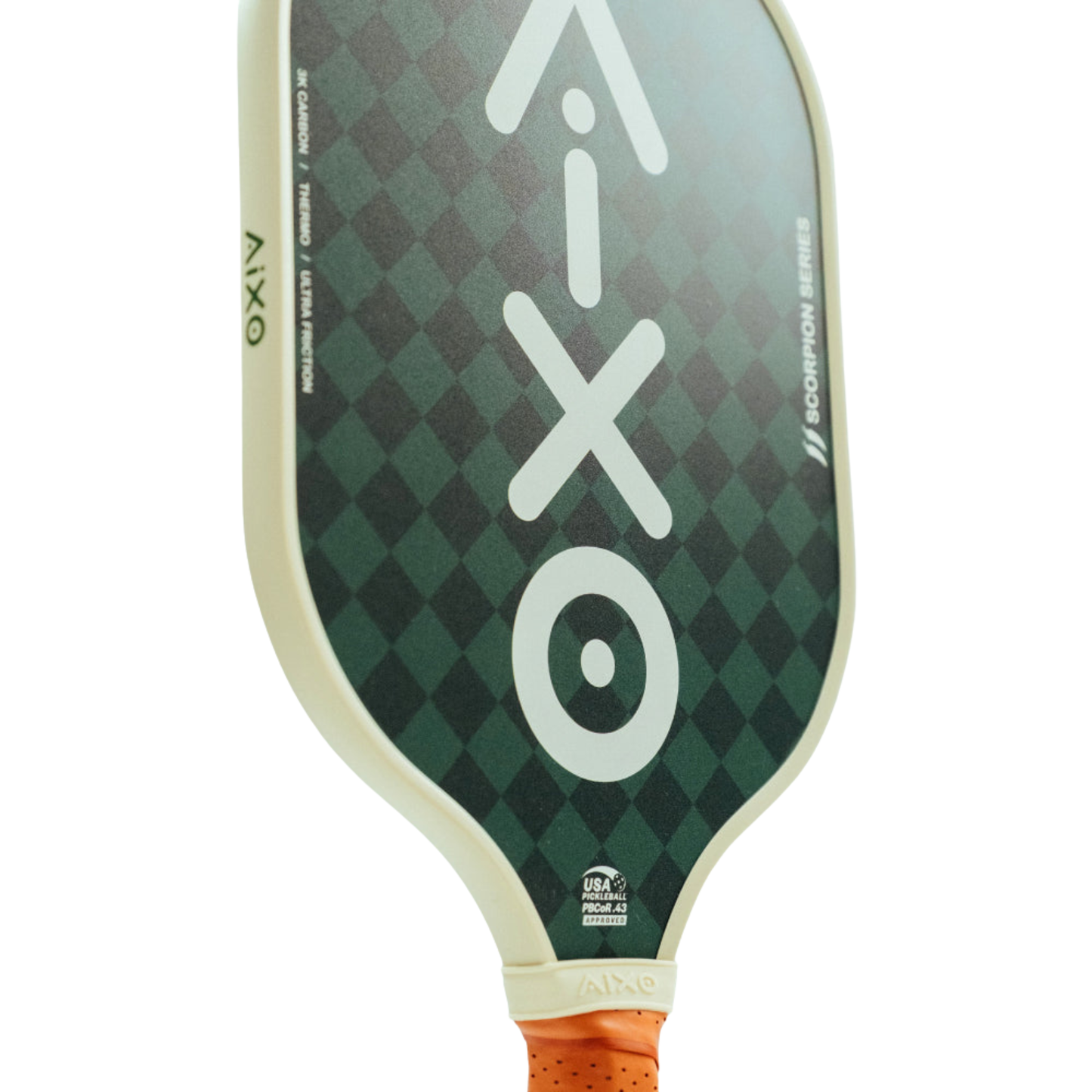 Aixo P11A Scorpion Series Country Club 3K Raw Carbon Pickleball Paddle - Roesports