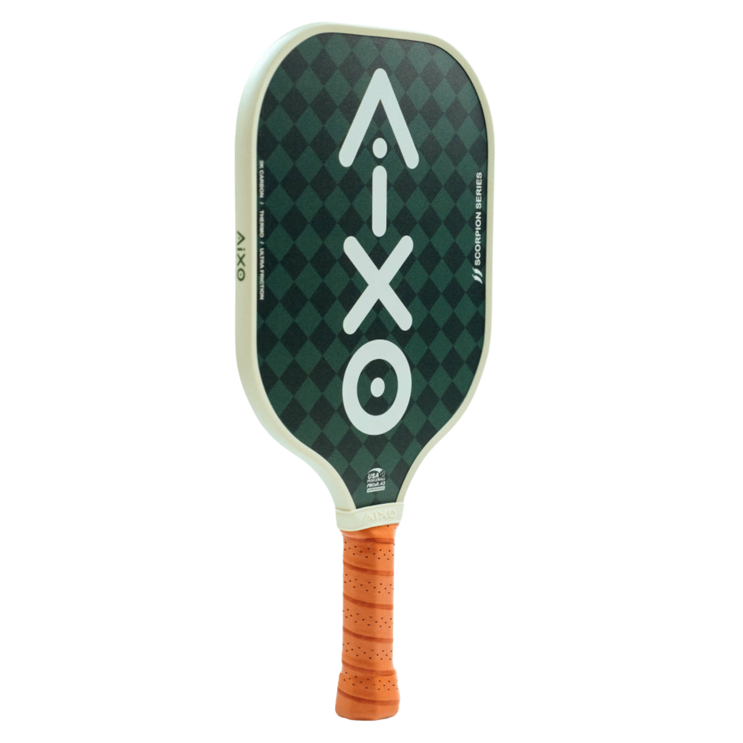 Aixo P11A Scorpion Series Country Club 3K Raw Carbon Pickleball Paddle - Roesports