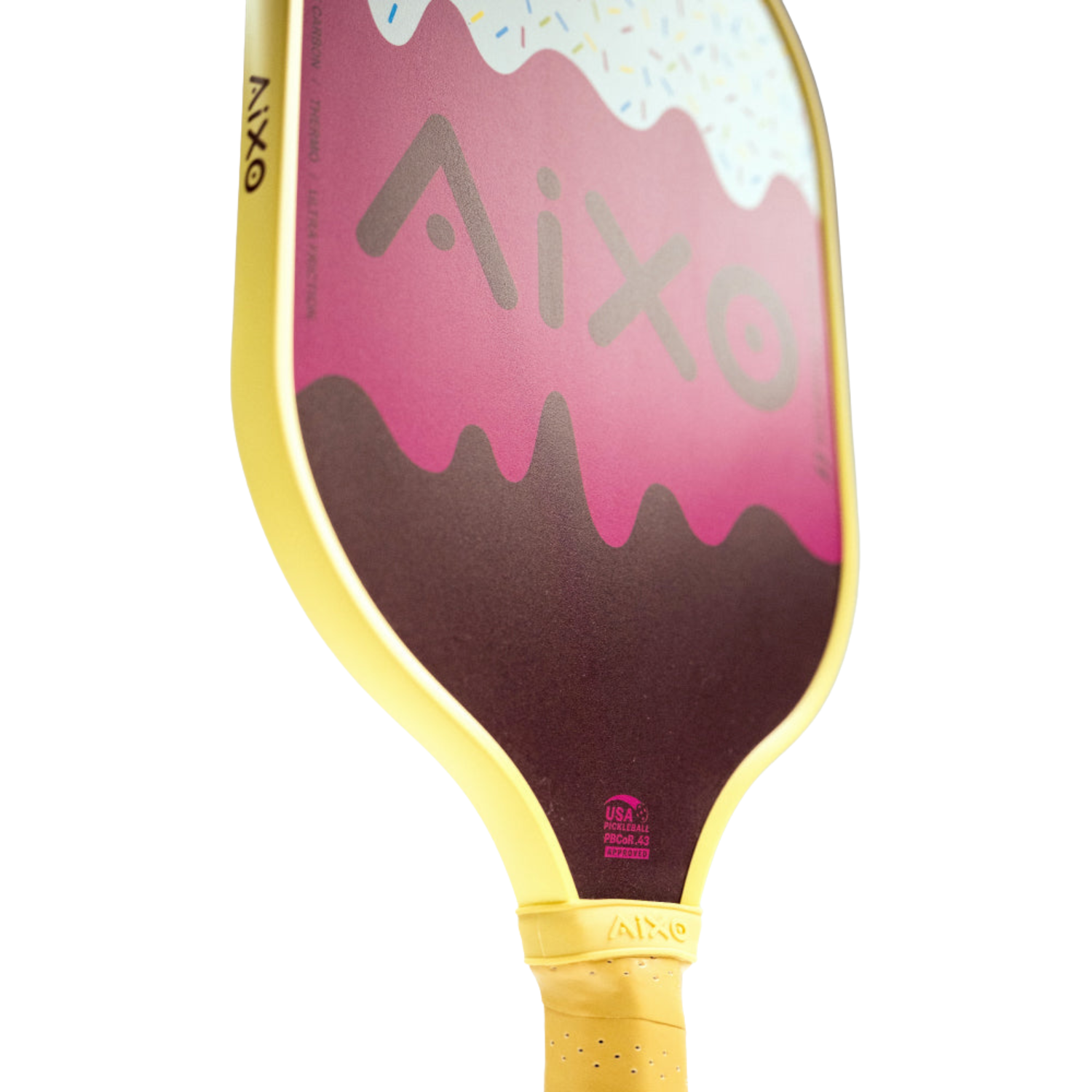 Aixo P11A Scorpion Series Lazy Sundae 3K Raw Carbon Pickleball Paddle - Roesports