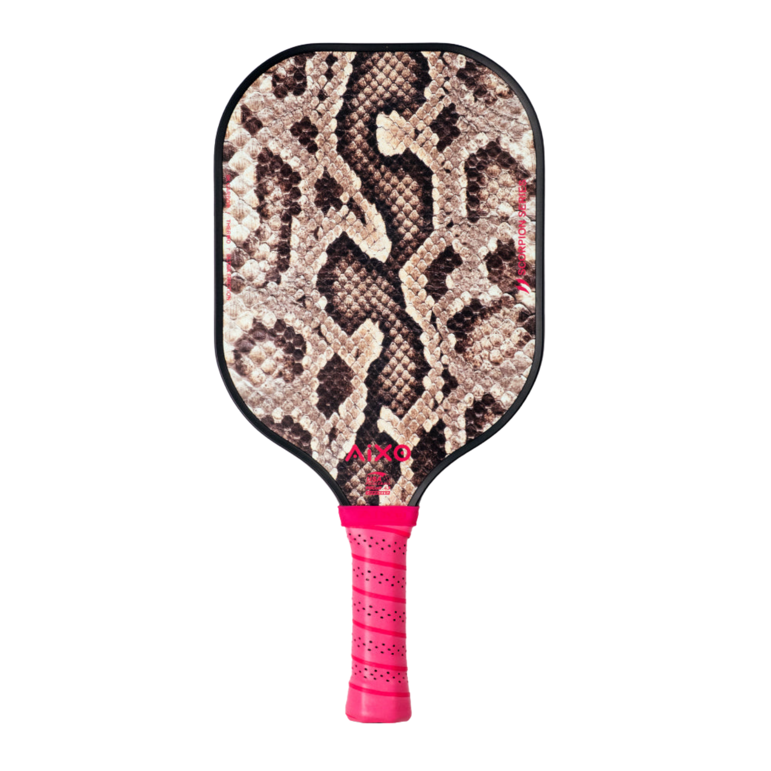 Aixo P11A Scorpion Series Glam Slam 3K Raw Carbon Pickleball Paddle - Roesports