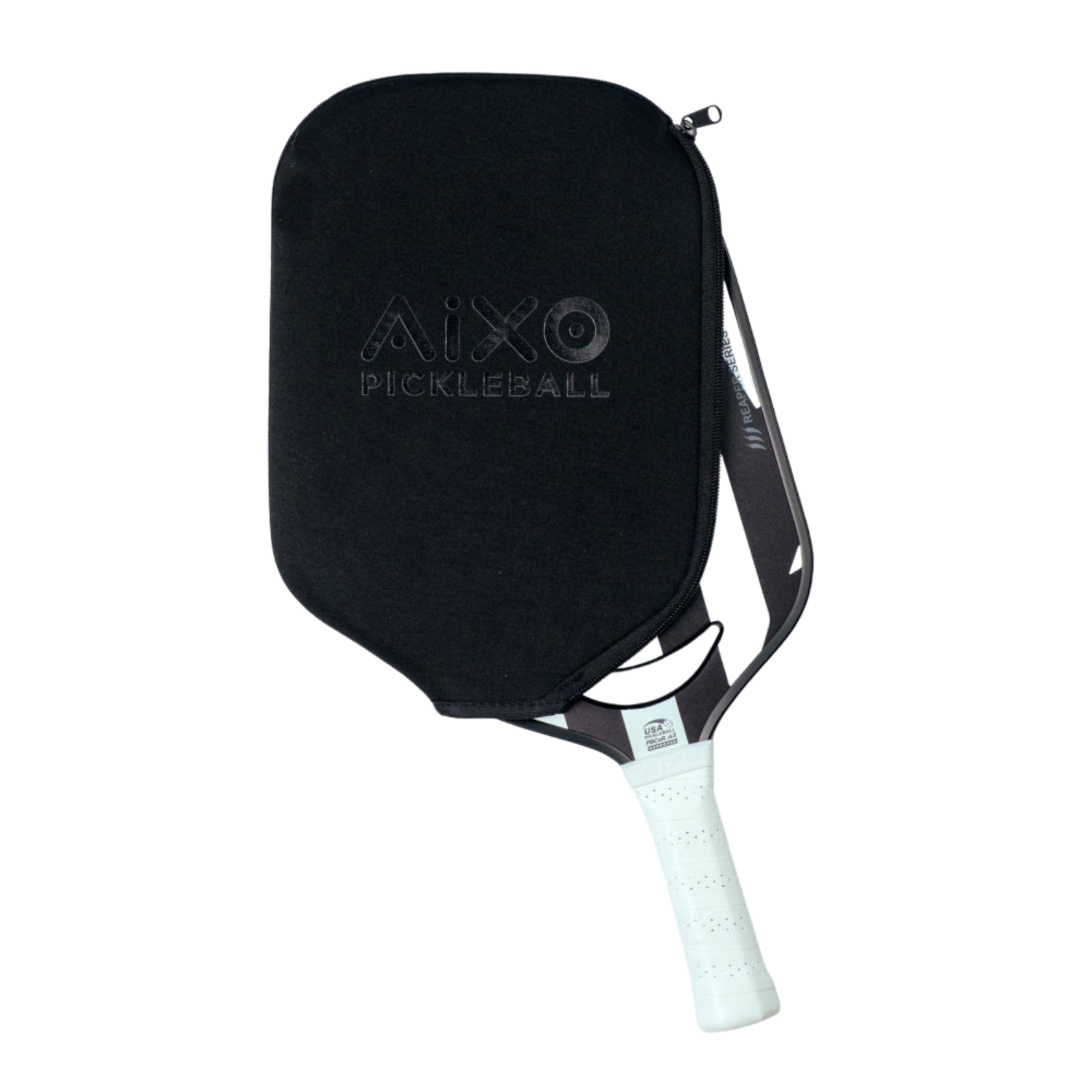 Aixo P14C Reaper Series Chaos Camo 18K Raw Carbon Pickleball Paddle - Roesports