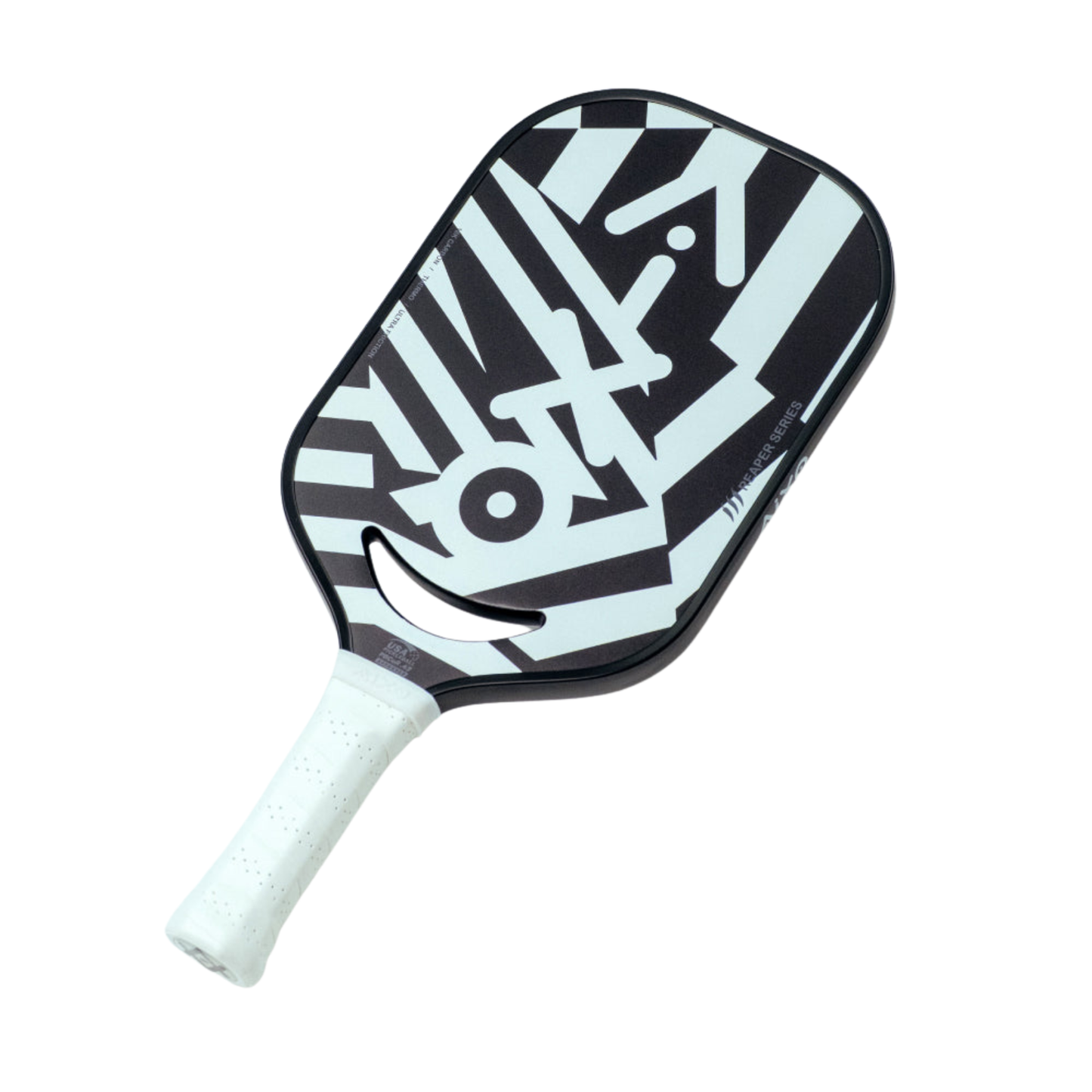 Aixo P14C Reaper Series Chaos Camo 18K Raw Carbon Pickleball Paddle - Roesports