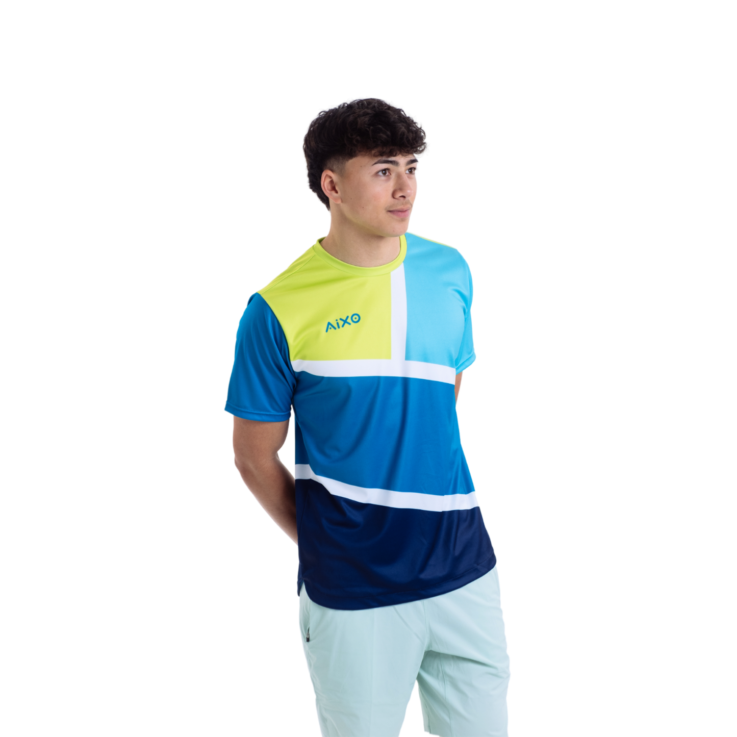 Aixo Court Mens T Shirt Graphite - Roesports