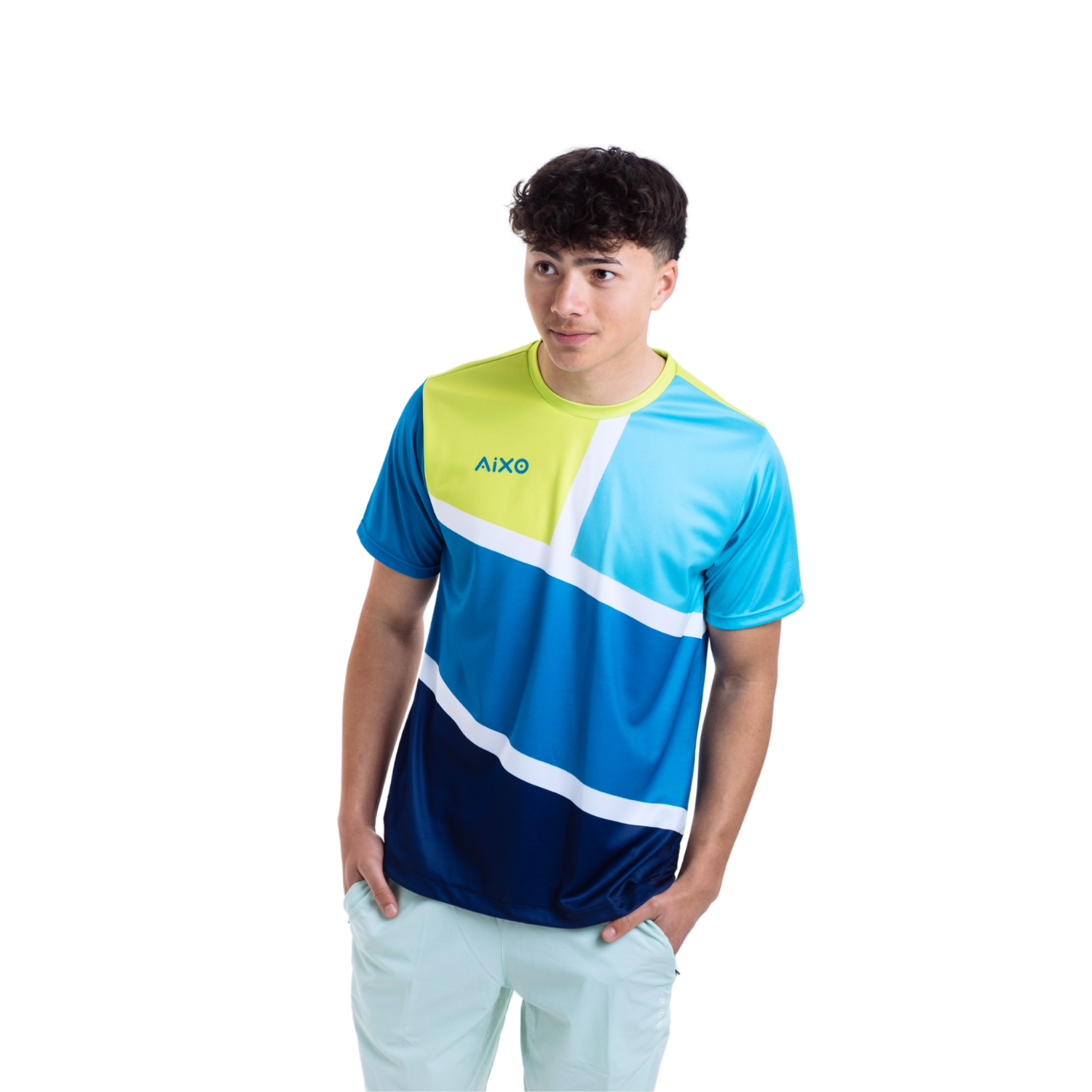 Aixo Court Mens T Shirt Graphite - Roesports