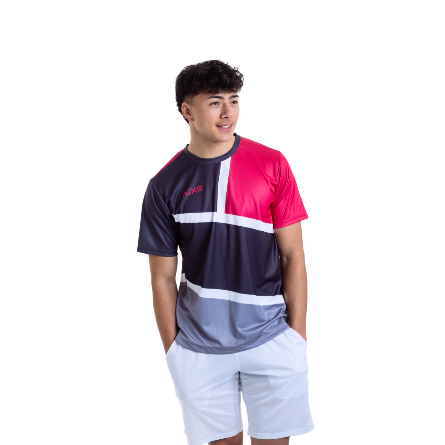 Aixo Court Mens T Shirt Graphite - Roesports