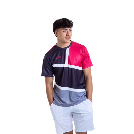 Aixo Court Mens T Shirt Graphite - Roesports
