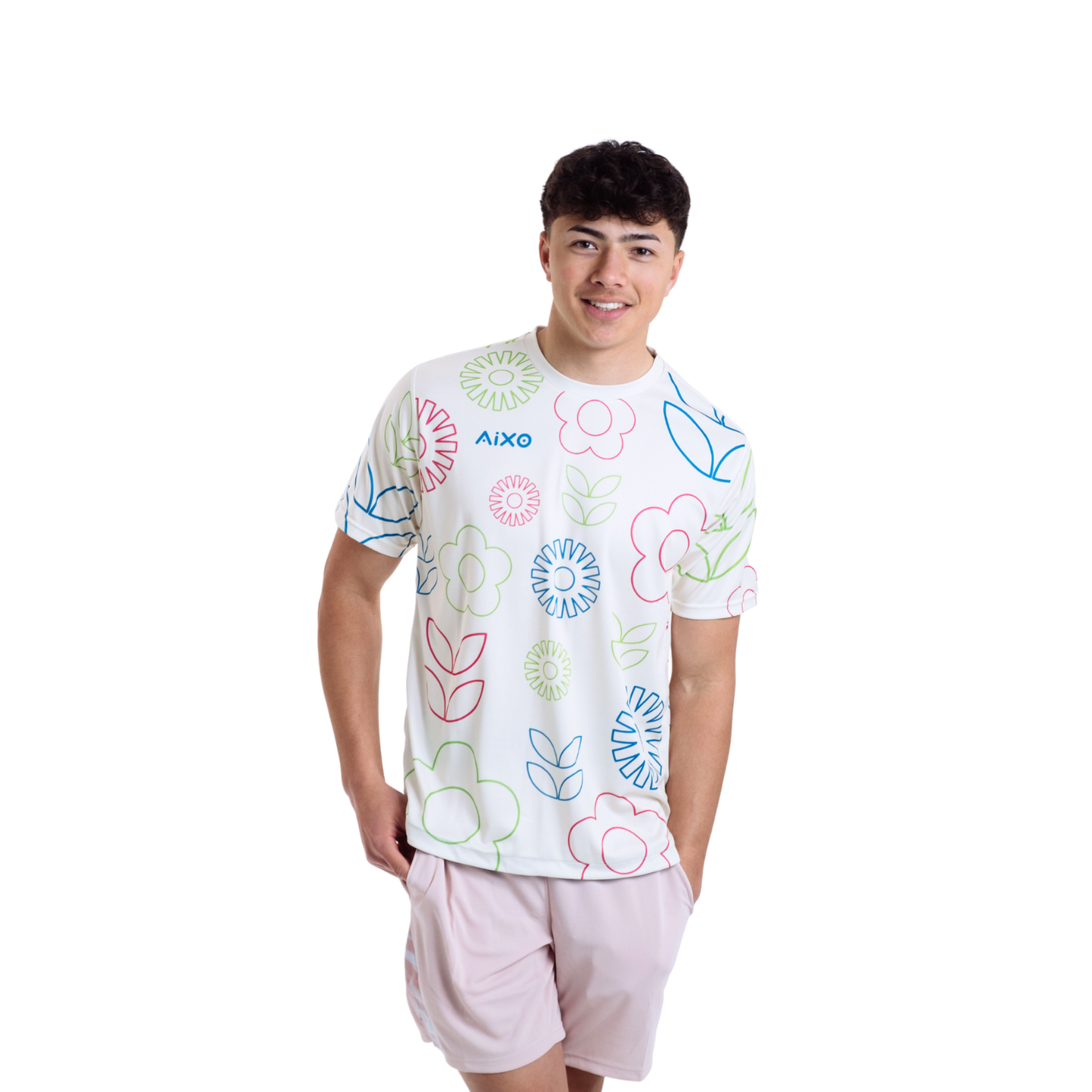 Aixo Spring Mens T Shirt Navy - Roesports