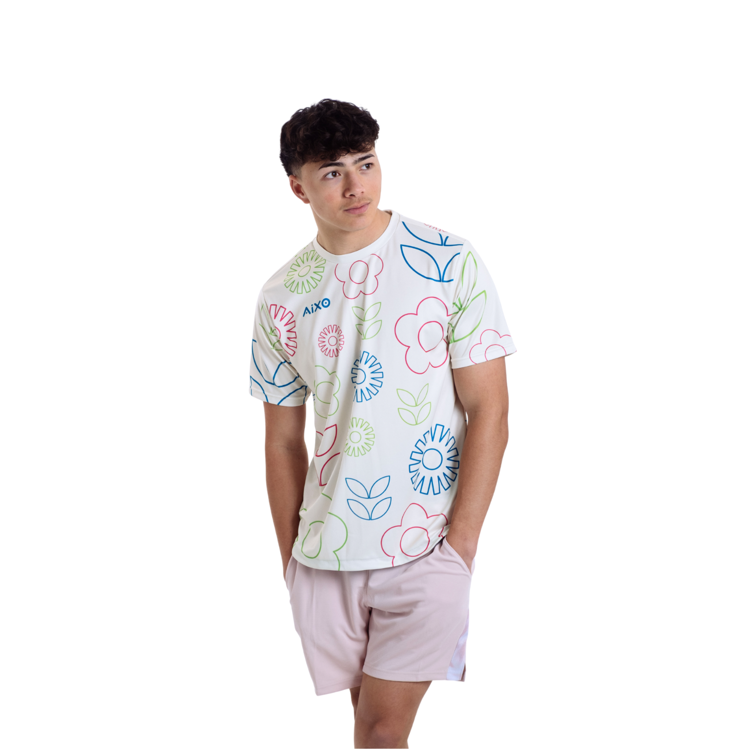 Aixo Spring Mens T Shirt Navy - Roesports