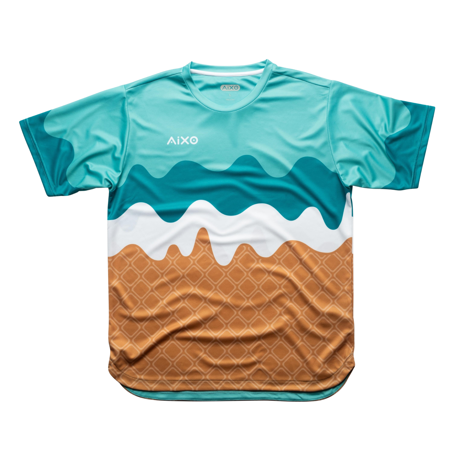 Aixo Sundae Mens T Shirt Vanilla Raspberry Chocolate - Roesports