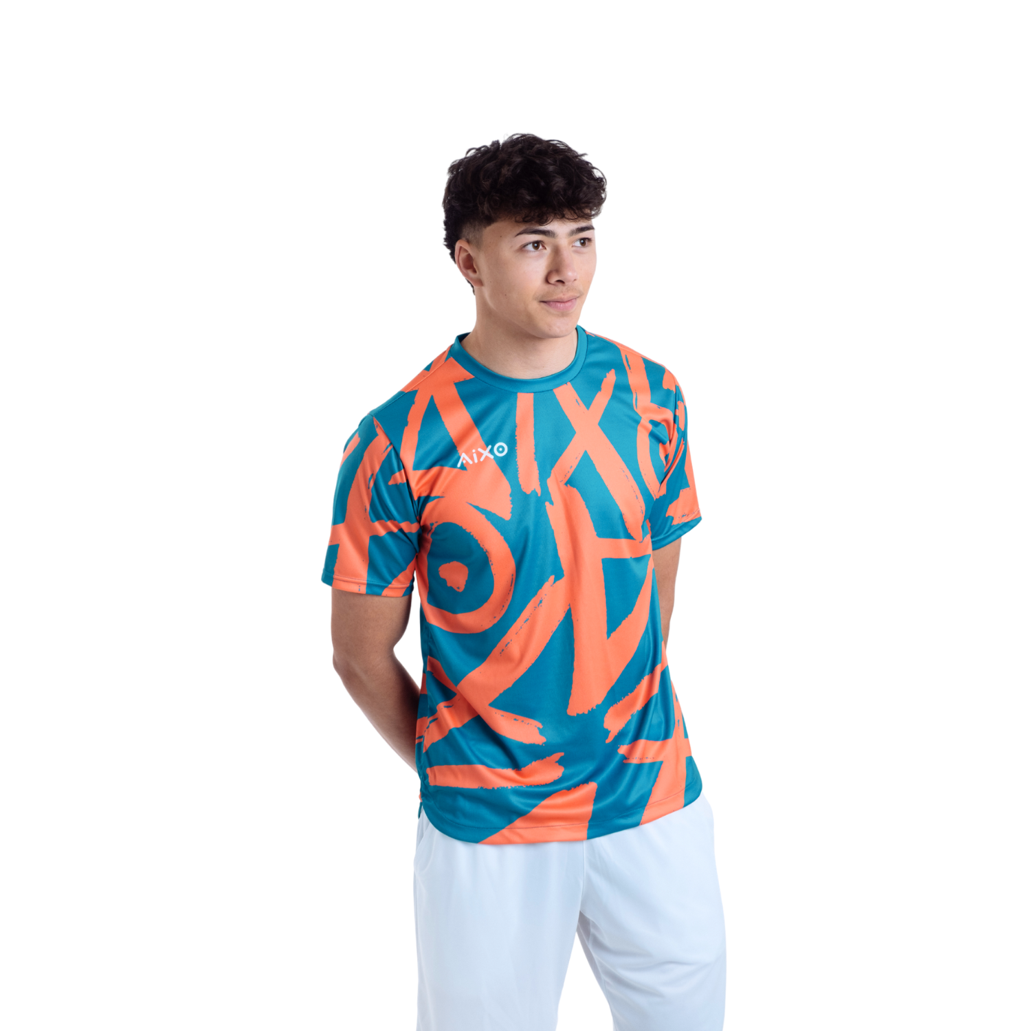 Aixo Tagged Mens T Shirt Lime - Roesports