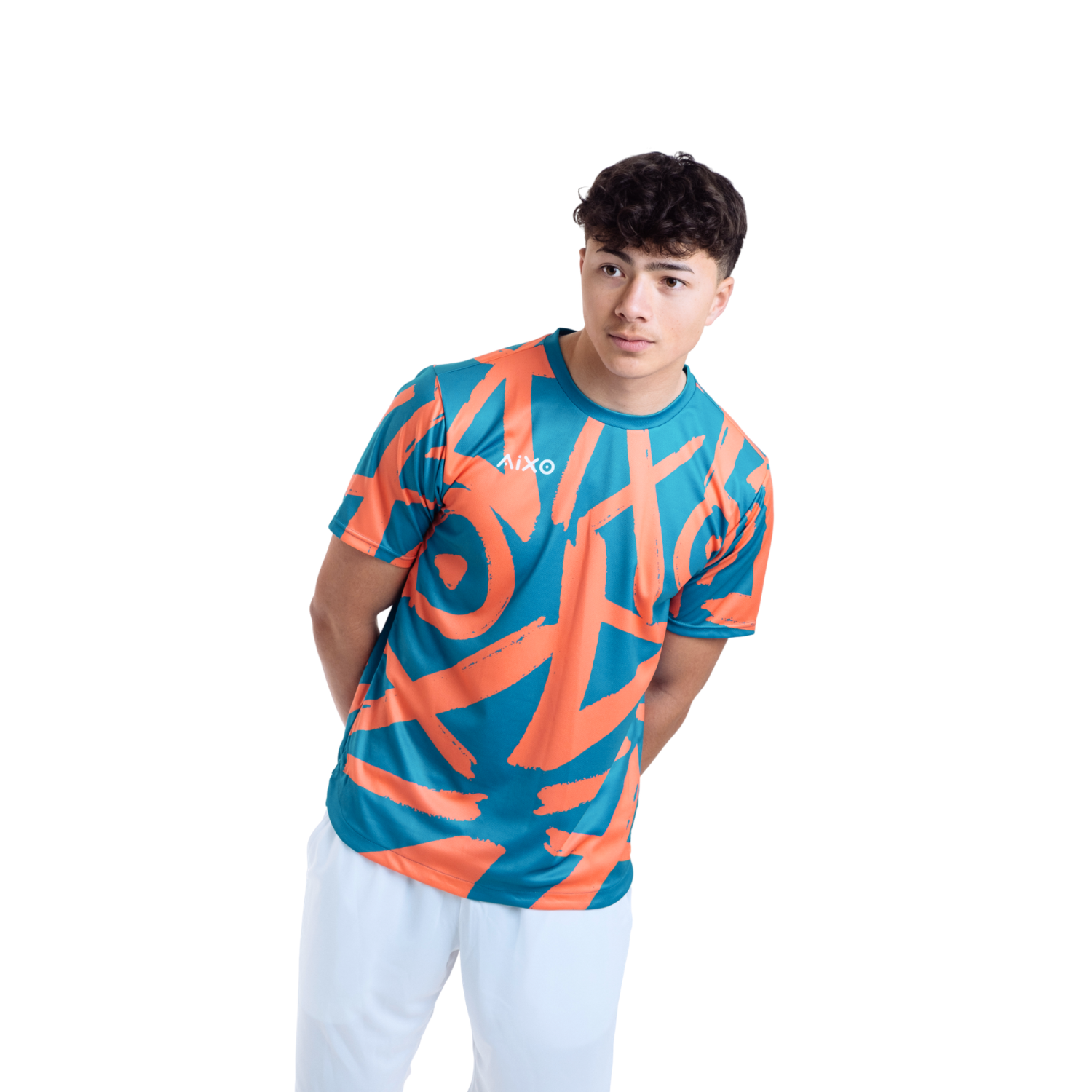 Aixo Tagged Mens T Shirt Lime - Roesports