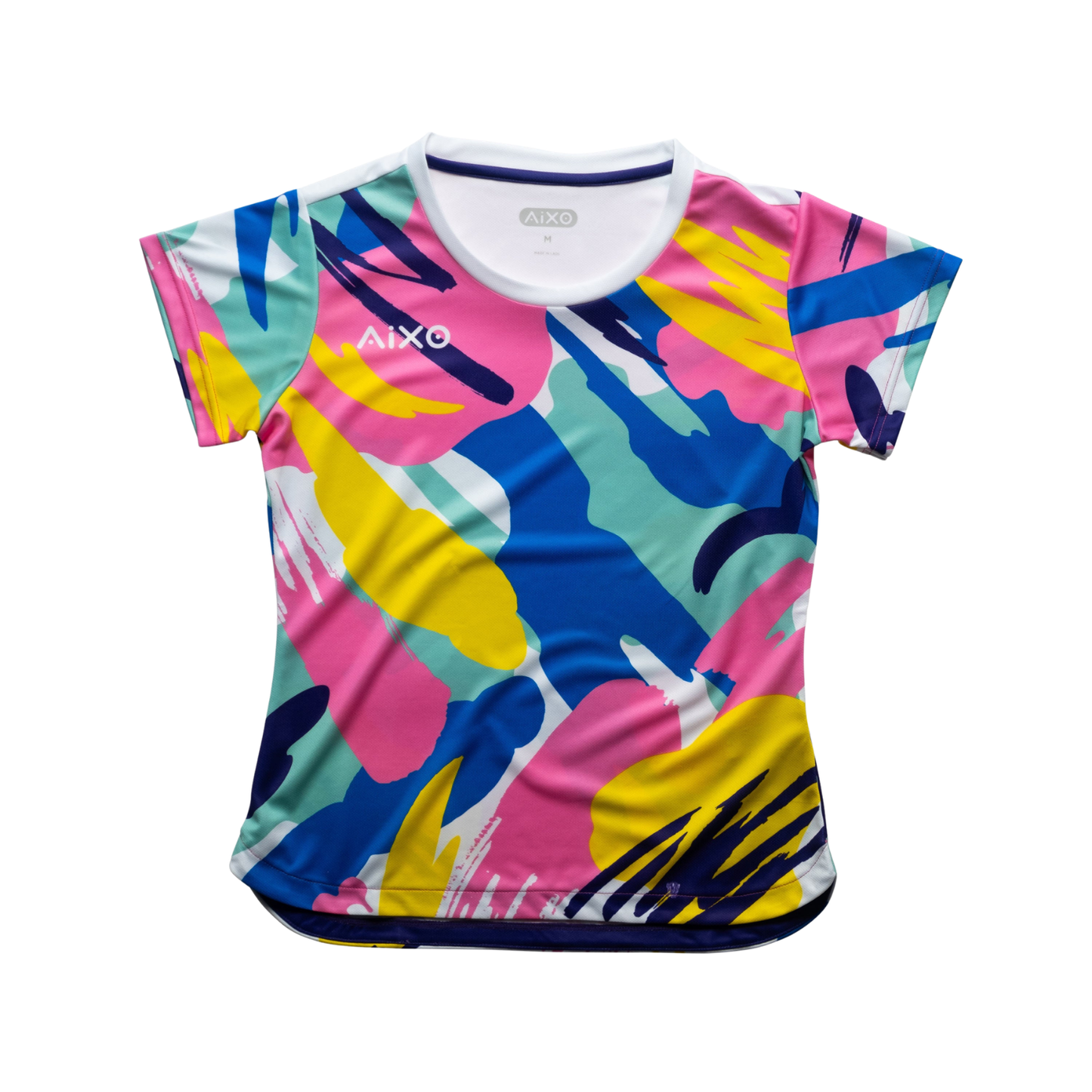 Aixo Abstract T-Shirt Womens (Multicolour Dark) - Roesports