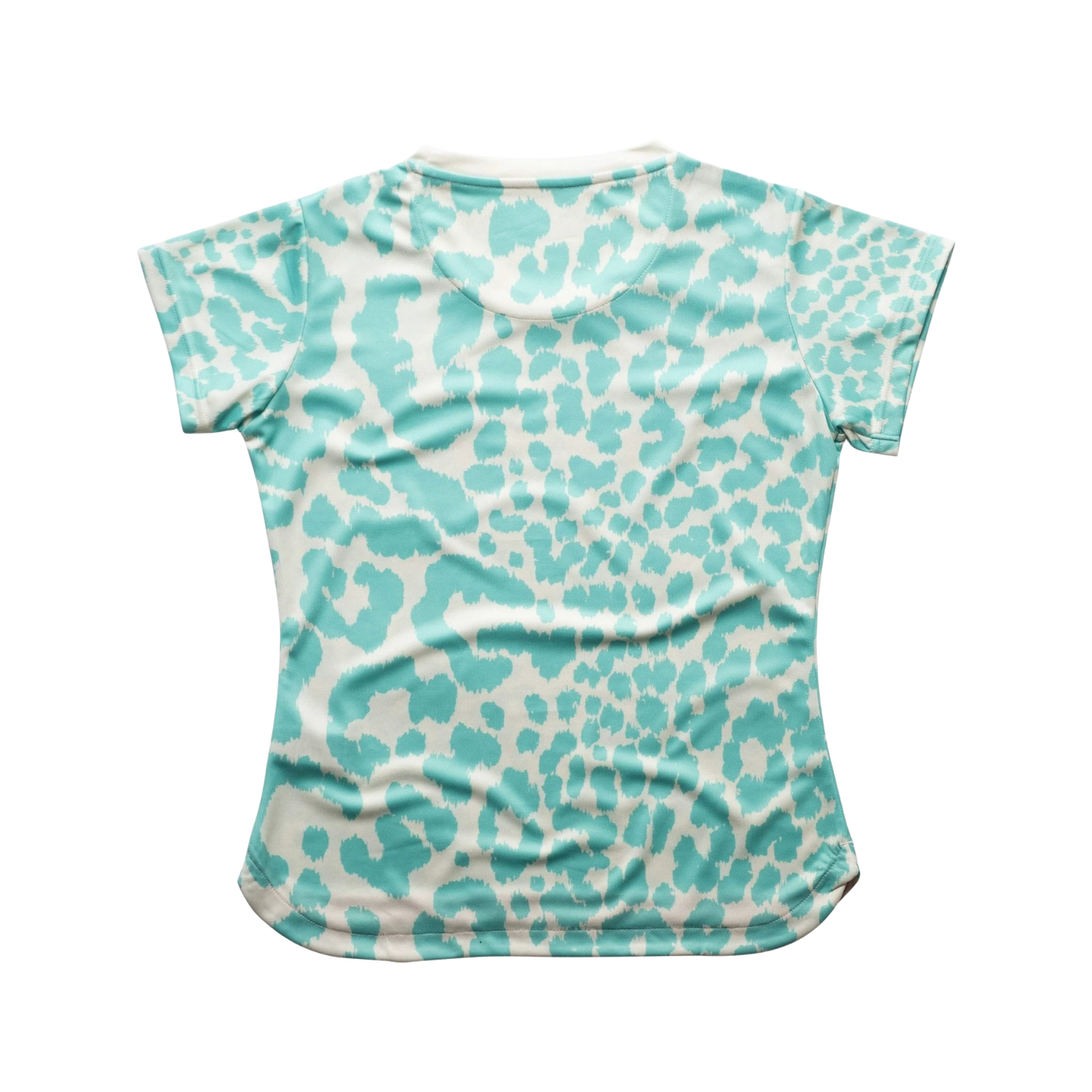Aixo Leopard Womens T Shirt Ivory - Roesports