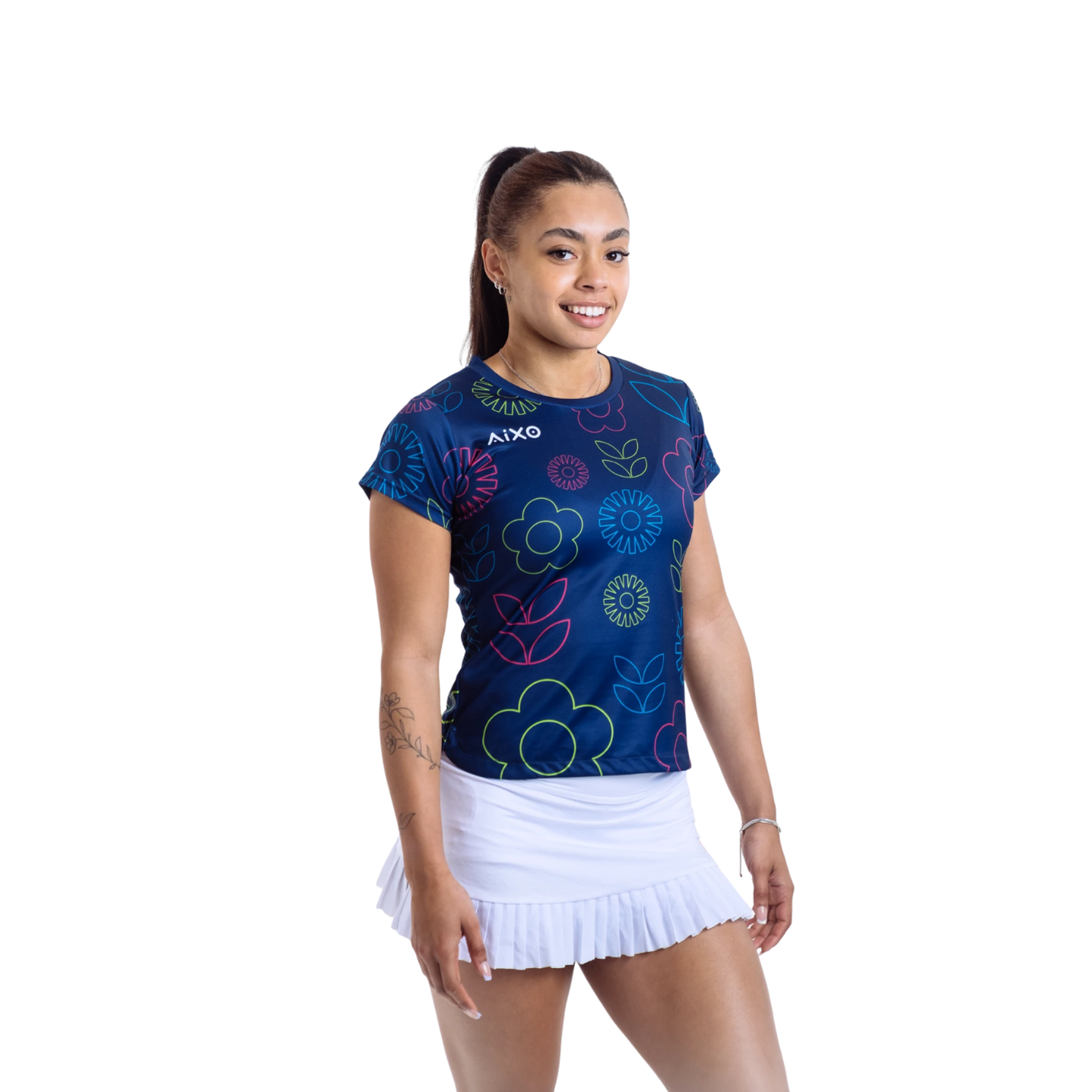 Aixo Spring T Shirt Women Navy - Roesports