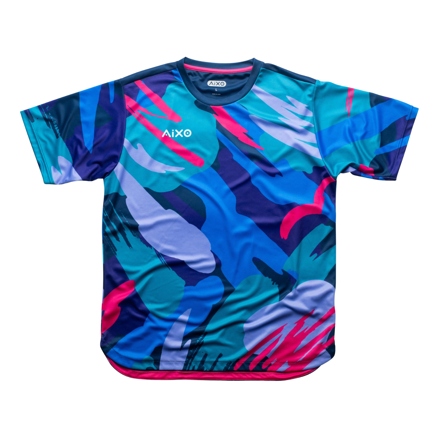 Aixo Abstract T-Shirt Mens (Multicolour Dark) - Roesports