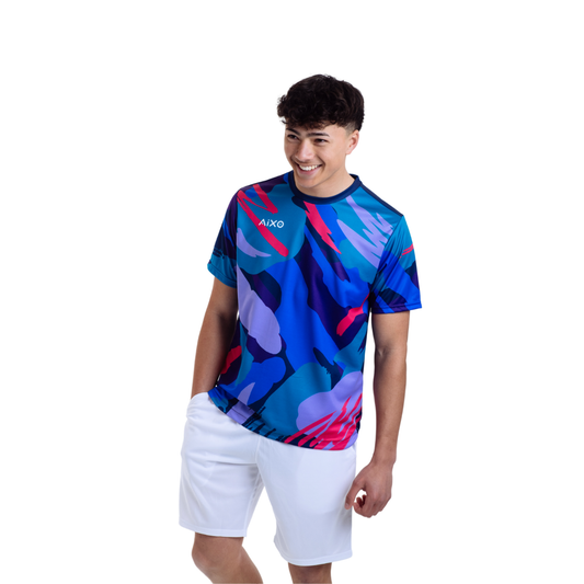 Aixo Abstract T-Shirt Mens (Multicolour Dark) - Roesports