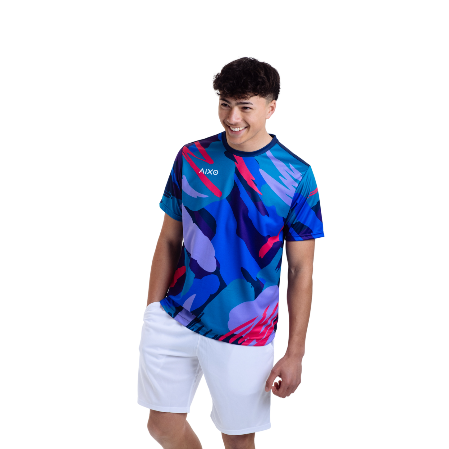 Aixo Abstract T-Shirt Mens (Multicolour) - Roesports