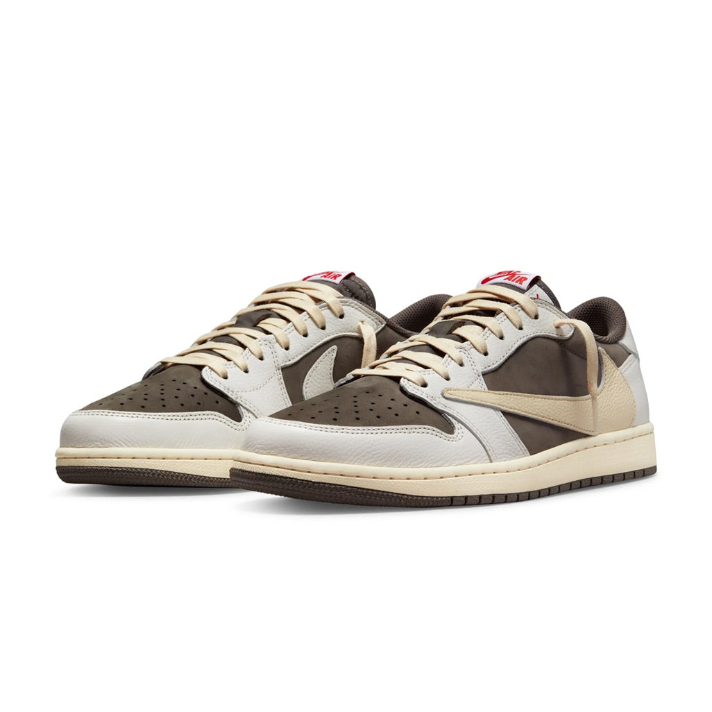 Air Jordan 1 Retro Low Travis Scott Mocha Reverse Mocha Sneakers - Air Jordan Retro Travis Scott Mocha Available Now! - Roesports