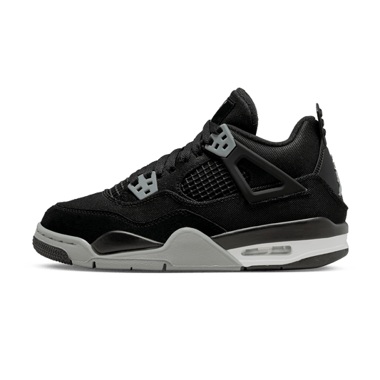 Air Jordan 4 Retro SE GS 'Black Canvas' - Roesports
