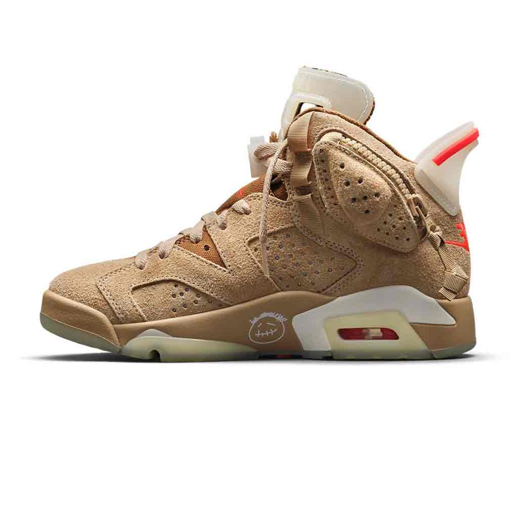 Air Jordan 6 Retro Travis Scott British Khaki roesports