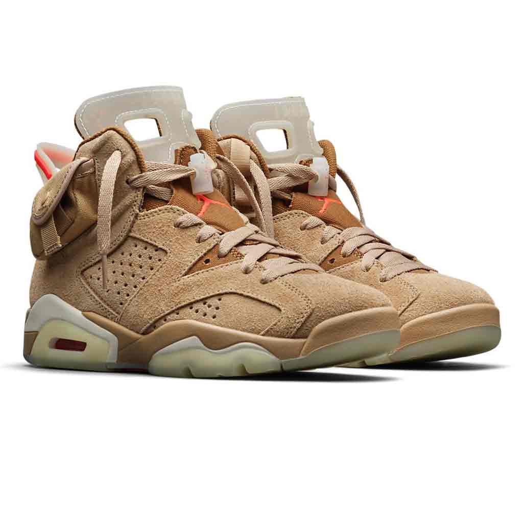 Air Jordan 6 Retro Travis Scott British Khaki roesports
