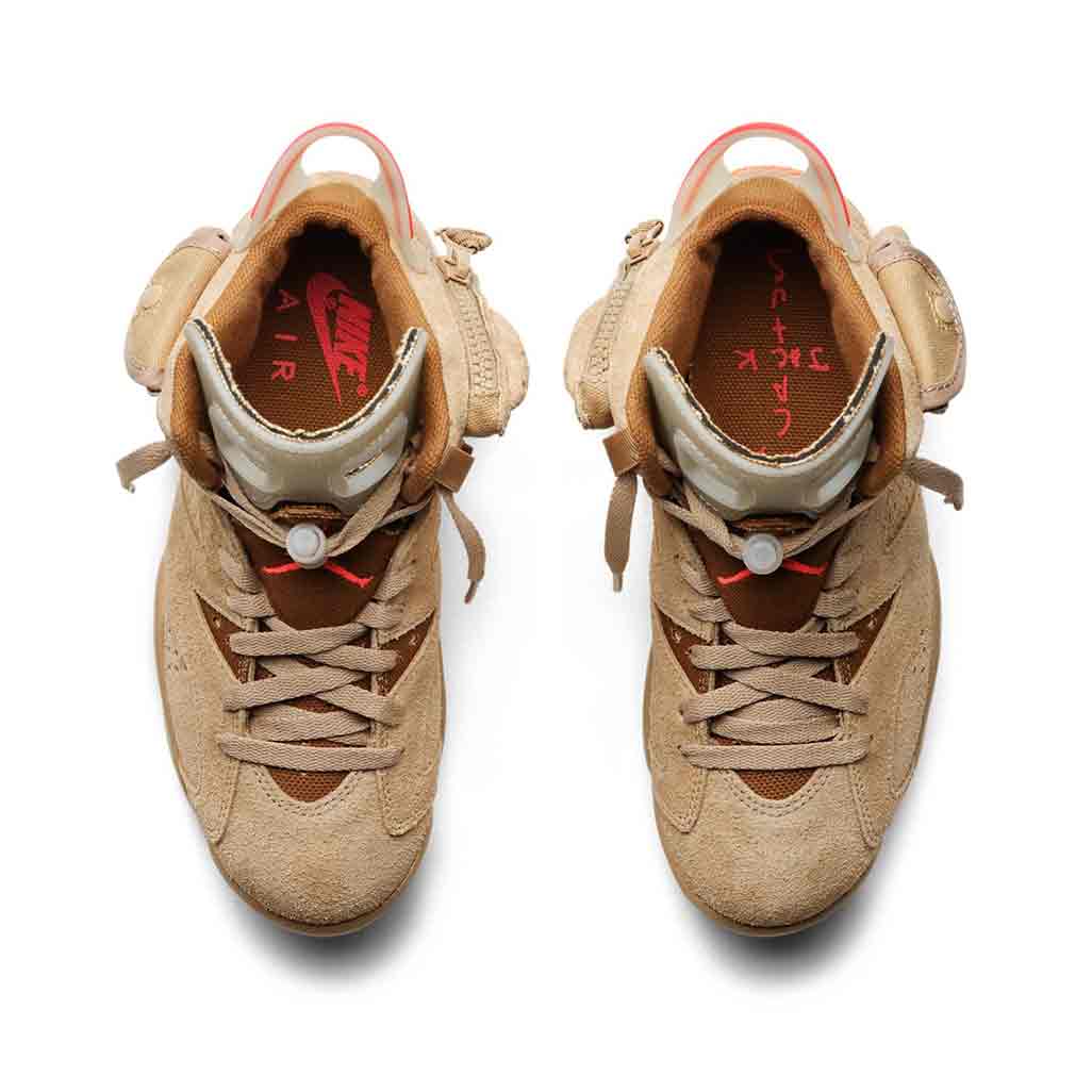 Air Jordan 6 Retro Travis Scott British Khaki roesports