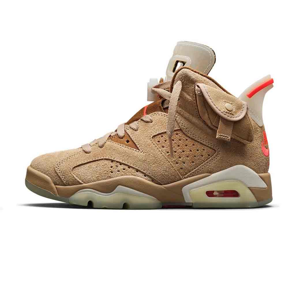 Air Jordan 6 Retro Travis Scott British Khaki roesports