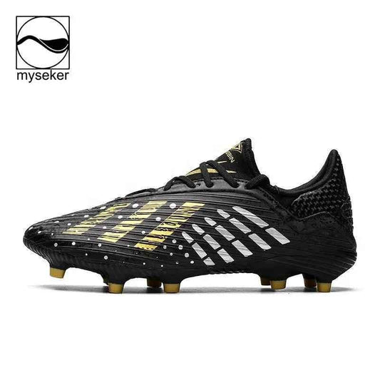 Football Shoes Size 6 - Black | High-Quality & Stylish | Men's Soccer Gear - roesports