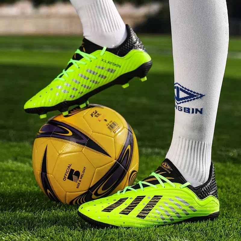 Football Shoes Size 6 - Black | High-Quality & Stylish | Men's Soccer Gear - roesports