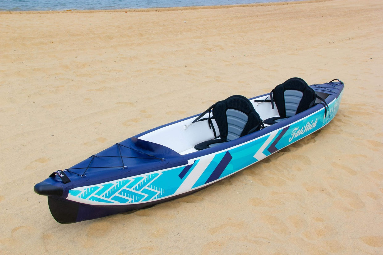 Inflatable 1 & 2 Person Drop Stitch Kayak Package | Canoe | iKayak -