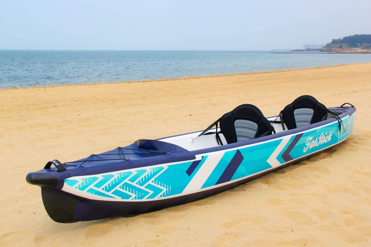 Inflatable 1 & 2 Person Drop Stitch Kayak Package | Canoe | iKayak -